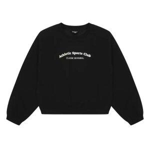 [에꼴리에] 여아 레터링 밴딩 티셔츠 24A0451_BK