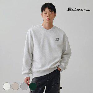 [택가 78,000원] 벤셔먼 바스키아 CROWN 백 프린팅 스웨트 셔츠 BPDTS481U