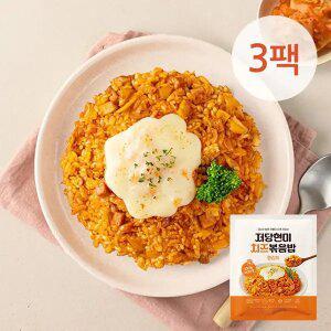 [아임닭] new 저당 현미치즈볶음밥 햄김치 195g 3팩