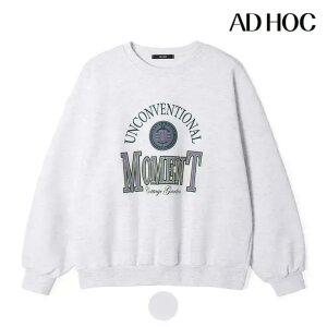 [택가 69000] [애드호크] 여성 아치형 레터링 로고 스웨트셔츠(HC2LTC2)