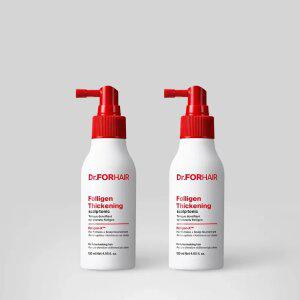 닥터포헤어 볼륨강화 두피영양제 폴리젠 씨크닝 스칼프 토닉 120mlx2
