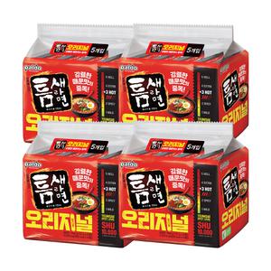 팔도 틈새라면, 120g, 20개