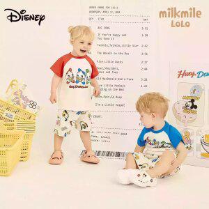 [밀크마일로로] [디즈니]휴이듀이루이 깜찍발랄실내상하복