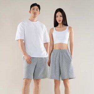 [1개+1개] 트레이닝 반바지 남녀공용 기능성 구김적은 러닝 팬츠