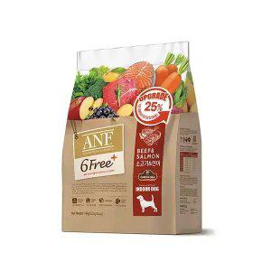 ANF 6free 플러스 인도어 독 소고기 연어, 1.6kg, 1개