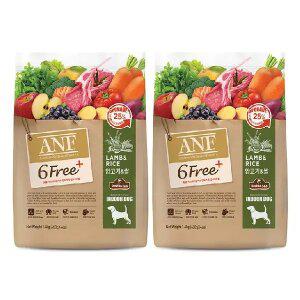 ANF 6free 플러스 인도어 독 양고기 쌀, 1.6kg, 2개