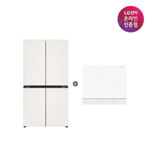 LG 디오스 오브제컬렉션 매직스페이스 냉장고 + LG 디오스 인덕션 (T875MEE111 + BEI3