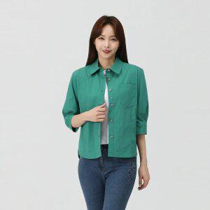 [PAT 여성] 프리미엄 오버핏 포켓 셔츠_MK41501