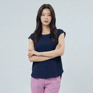 [PAT 여성] 폴리 슬리브리스 티셔츠_1K45701