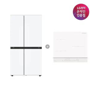 LG 디오스 AI 오브제컬렉션 냉장고 (양문형) + LG 디오스 인덕션 (S836MQQ012 + BEI3Q
