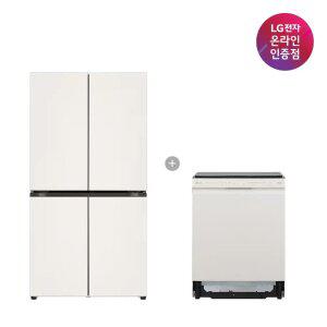 LG 디오스 오브제컬렉션 매직스페이스 냉장고 + LG 디오스 식기세척기 (T875MEE111 +