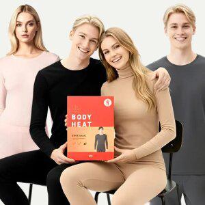 BYC 보디히트 발열 내의 세트 남성 여성 내복 바지 겨울 남자 여자 빅사이즈 순면 기모