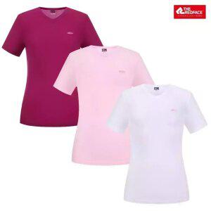 [레드페이스 본사] 여성 파러웨이아이스브이넥하프우먼티셔츠 REWFTSMBE952