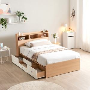 동서가구 미휴 2단 수납 침대 모음전 SS/Q / 슈퍼싱글침대 퀸 추천 수납형 받침대 원룸