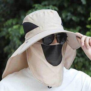 여름 챙모자 UV자외선차단 등산 낚시 캠핑 얼굴햇빛가리개 농사 작업모자