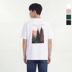 웨스트우드 남성 베이직 그래픽 라운드티_WO2MCTR421