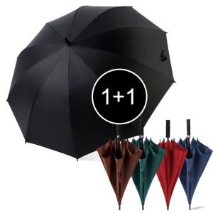 [구매시 하나 더] 빅사이즈 튼튼한 2단 자동 골프 장 우산