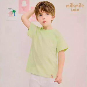 [밀크마일로로] 로로베이직루즈핏반팔티셔츠