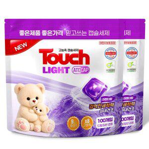 터치라이트 아토캡 라벤더향  캡슐세제8g 100개+100개/고농축 9종효소