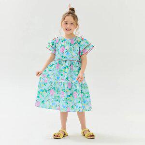 플로럴셔링가든원피스(스카이블루)