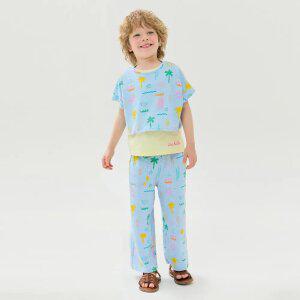 썸머트리플상하복(스카이블루)