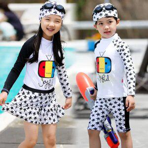 [3종세트] 벤디스 스와밍 아동 래쉬가드 세트 P202