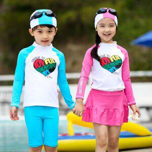 [3종세트] 벤디스 조이풀 아동 래쉬가드 세트 P204