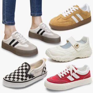 30% 신상 발편한 여성운동화 여자 신발 스니커즈 슬립온 운동화 모음