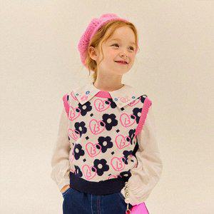 플라워자수블라우스(화이트)