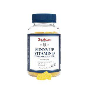 닥터브라이언 써니업 비타민D 파인애플맛 100구미, 1개