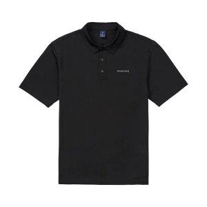 몽벨 남성 기본 카라 반팔 티셔츠 [BLACK]