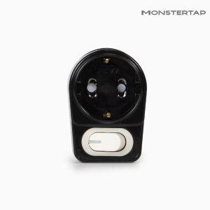 국산 1구 개별 절전 스위치 선없는 멀티탭 어댑터 콘센트 블랙