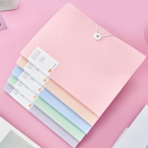 A4 30p 버클 클리어 파일 1p 바인더 파일 자료 문서 정리