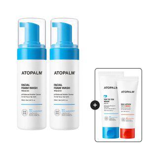 아토팜 페이셜 폼 워시 150ml 2개+[증정]탑투토워시100ml+MLE로션60ml