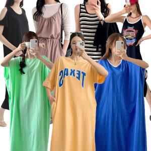 미라클코지 롱원피스/여자/여성/티셔츠/긴팔/가을/빅사이즈/여성의류/임부복/홈웨어/오