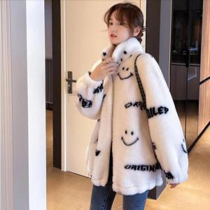 스마일 인조 밍크 코트 베스트 모피 퍼자켓 추천 페이크퍼