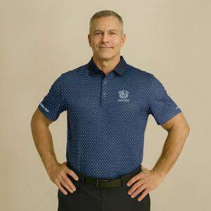 [카타나 스워드] 미드나잇블루 도트 골프 반팔 PK 티셔츠 (SKMMTS68BL-K)