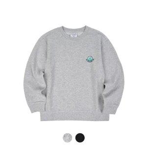 [팔랩키즈] 남여 테리 alien 로고 에센셜 맨투맨 티셔츠_PK23F9TS003