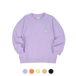 [팔랩키즈] 남여 테리 space 로고 에센셜 맨투맨티셔츠_PK23F9TS002