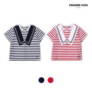 [레노마키즈] 마린카라스트라이프티셔츠 (R2321T164-T)
