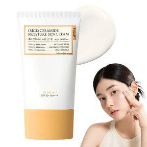 [단하루 초.특.가] 엄정화 선크림 애정템 ! 풀리 쌀 세라 수분 선크림 50ml