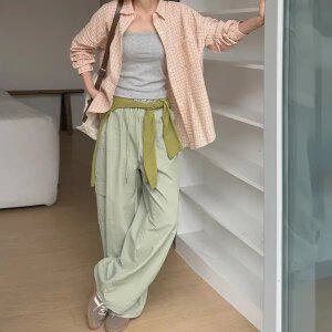 [제작/빅사이즈]이블렛 뮤베드 쿠메딘 카고 스트링 밴딩팬츠 제이스타일