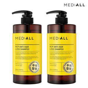 메디올 두피청청 탈모 완화 대용량 샴푸 우디허발향 800ml 2개
