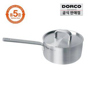 [가정의달맞이~40%] 도루코 클래식 통5중 IH 인덕션 편수냄비 16cm / 스테인리스