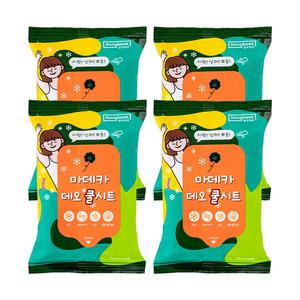 [땀닦는티슈] 마데카 데오 쿨 시트 15매입 x 4개