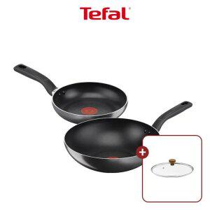 [단독][테팔] 쿡이지 프라이팬 2종 (팬20+웍28)(+우드뚜껑28)
