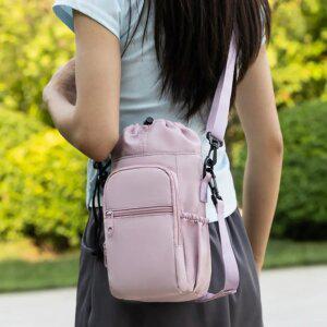 텀블러 크로스백 방수 산책용 휴대용 텀블러백 크로스 물병가방 운동 여행 직장인 데일