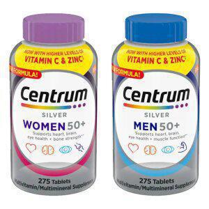 센트룸 미국내수용 실버 50+ 우먼 & 맨 275 타블렛 코스트코