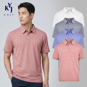 [김영주] 카치온 반팔 카라스판티셔츠 4종택1