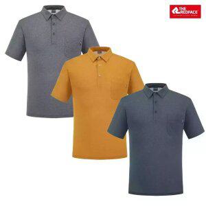 [레드페이스 본사] 남성 파러웨이리그셔츠칼라하프티셔츠 REWMTSMBE912